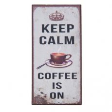 TM-CECL-6Y1848 Magnet "Keep calm, coffee" - 10 cm