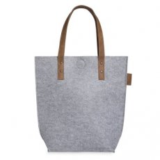 Bag Gwen - light grey - 40 cm