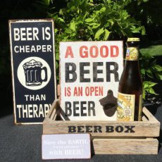 Giftset for the mancave - beerbox