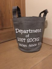 TBMZ-LOSTSOCK25 Sac "department of lost socks" - taupe