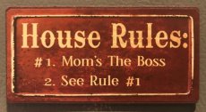 TM-EM2892 Aimant "House rules..."