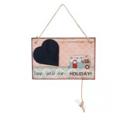 Krijtbord "Holiday" - 18 cm