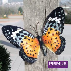 Papillon Orange & noir - 32cm