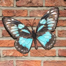 PA1645 Butterfly Cyaanblue - 32 cm