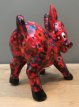 PP-00401-6 Spaarpot "Donkey Iggy" Red Flowers